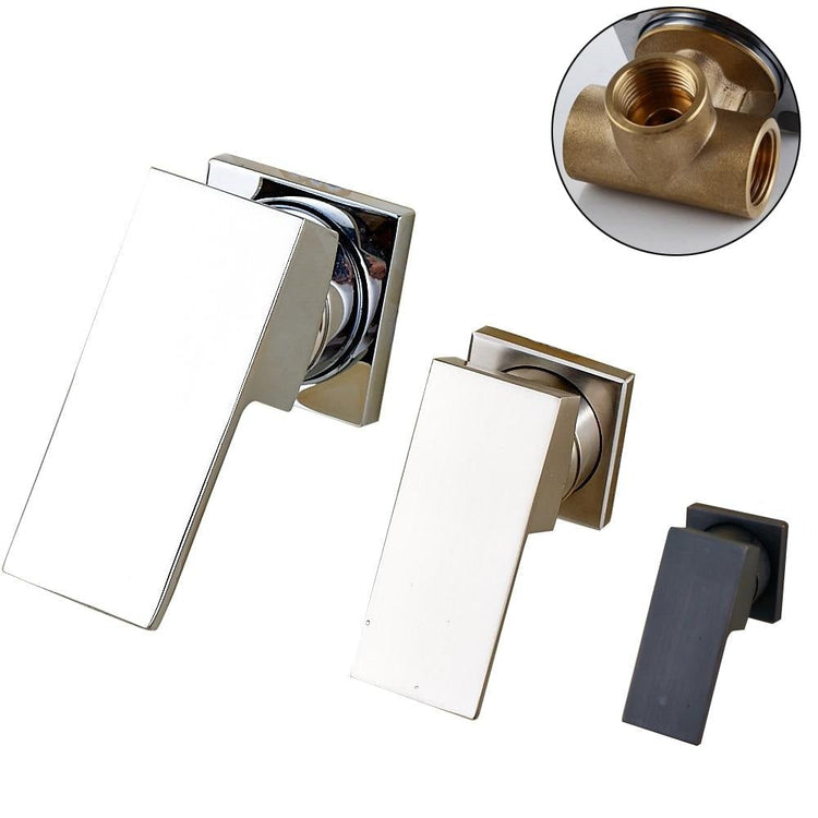 Artistic Waterfall Vertical Wall Mounted Bathroom Faucet -