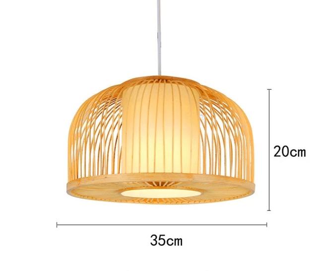Bamboo Cage Pendant Lamp - Pendant Lamp