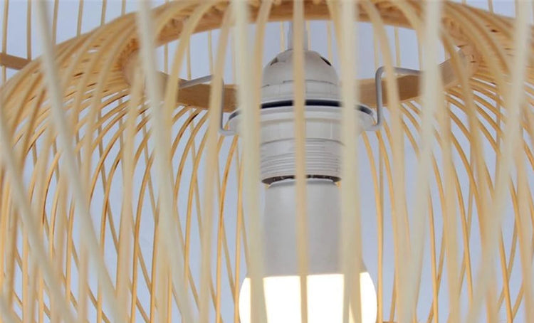 Bamboo Cage Pendant Lamp - Pendant Lamp