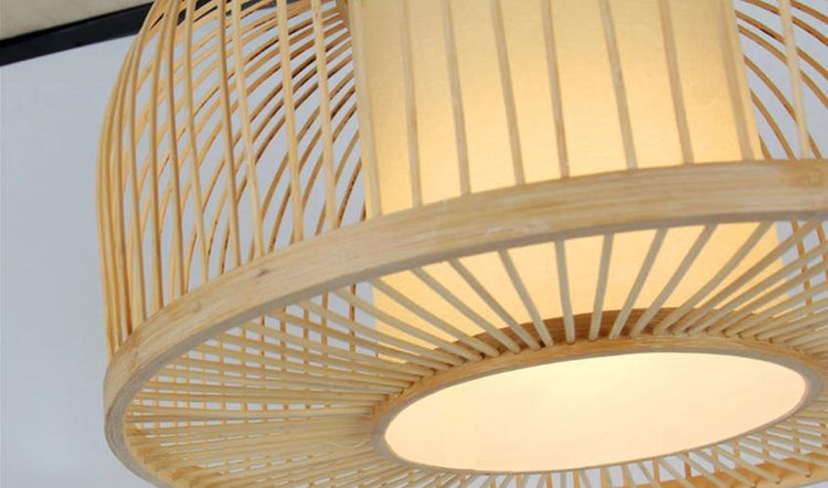 Bamboo Cage Pendant Lamp - Pendant Lamp