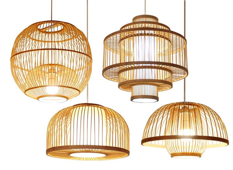 Bamboo Cage Pendant Lamp - Pendant Lamp