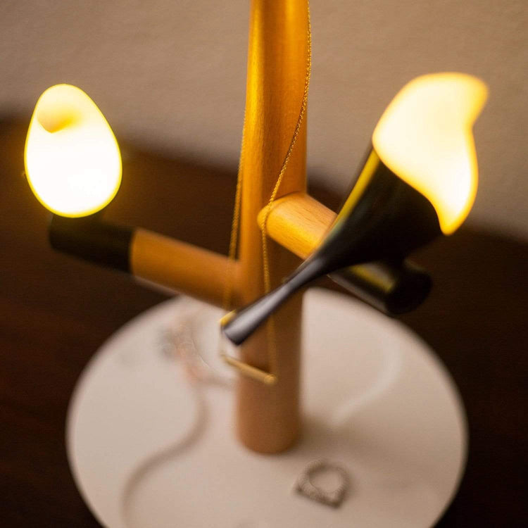 Cutesy Birds Desk Lamp with Wireless Charging - Table Lamp