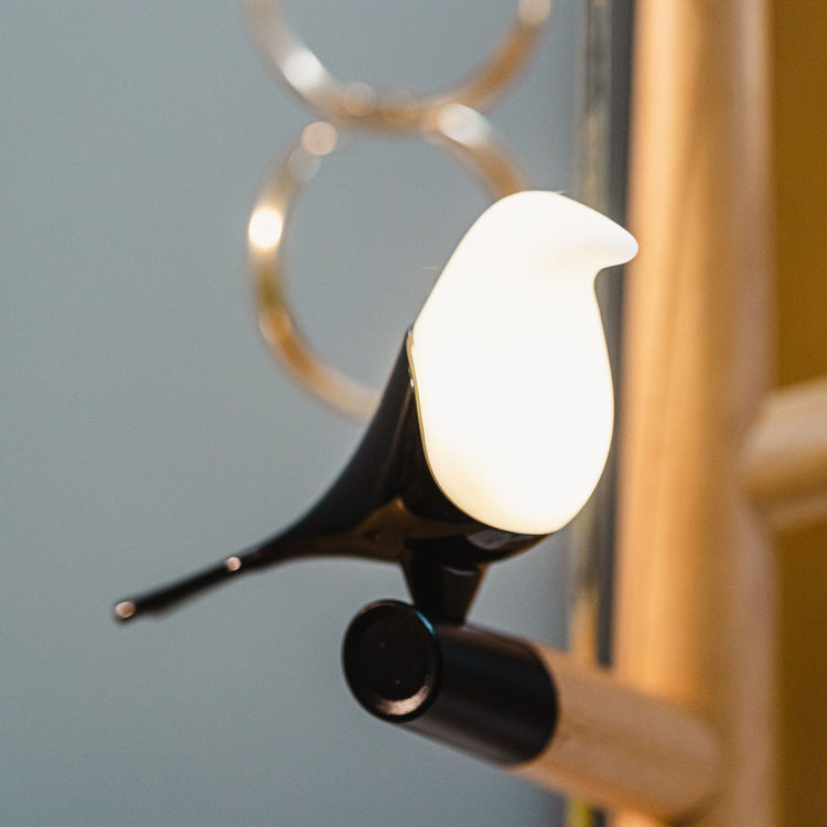 Cutesy Birds Desk Lamp with Wireless Charging - Table Lamp