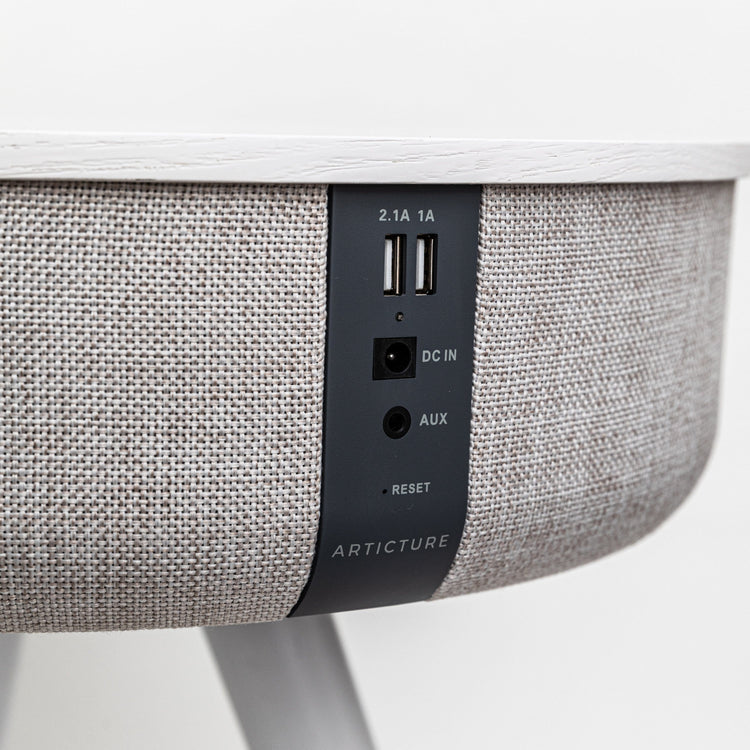 Gray Tripod Bluetooth Speaker Table - Accent Table
