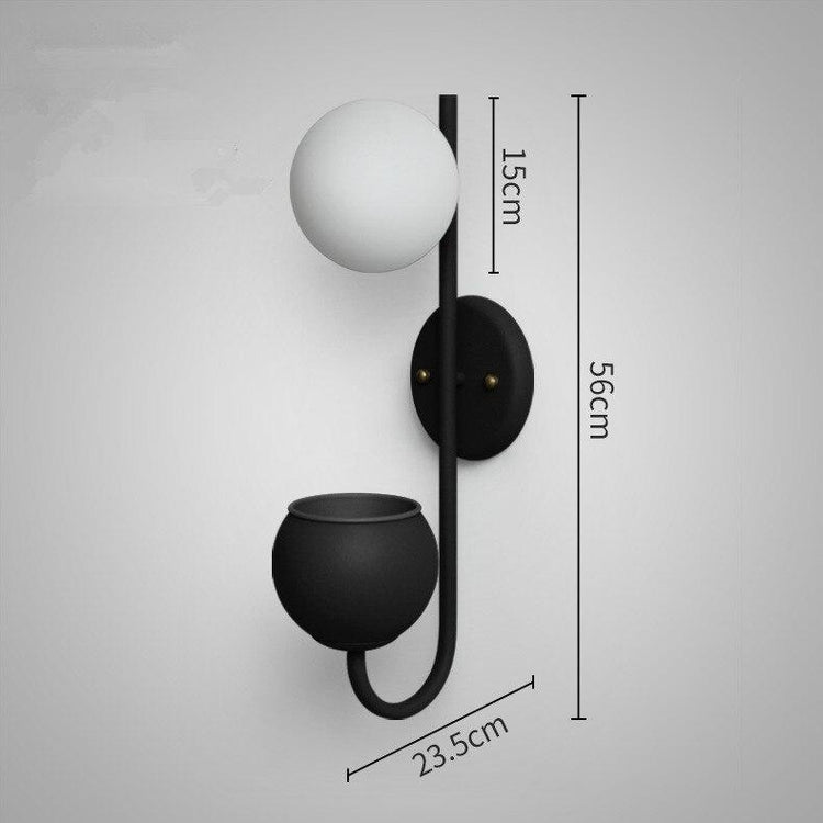 Pleasing Planter Globe LED Wall Mounted Bed Lamp - Wall