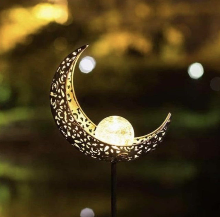 Starry Dazzling Crescent Moon Lamp - Table Lamp