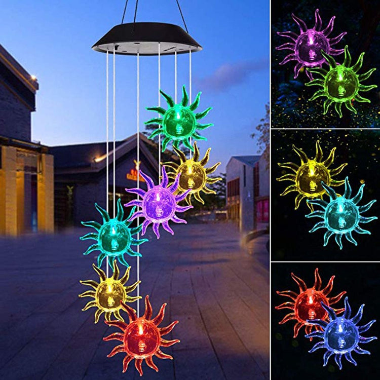 Wind Chime Solar Powered LED Lights - Solar Light