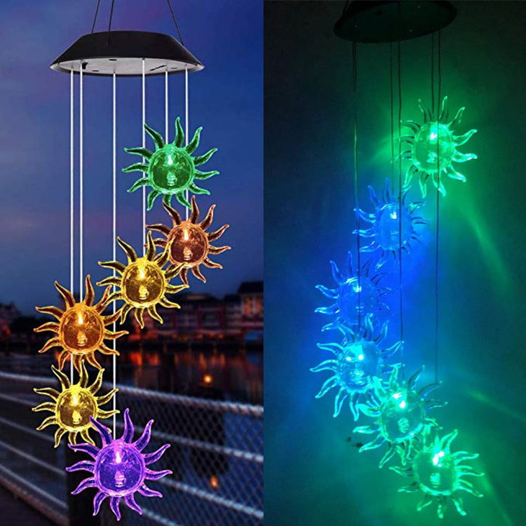 Wind Chime Solar Powered LED Lights - Solar Light