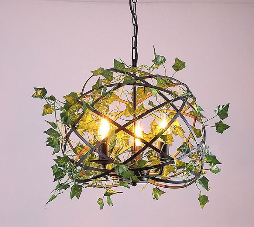 Aaron - Vintage Candle with Cage Chandelier - Criss Cross 