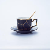 Abstract Gold Print Mug - Mug