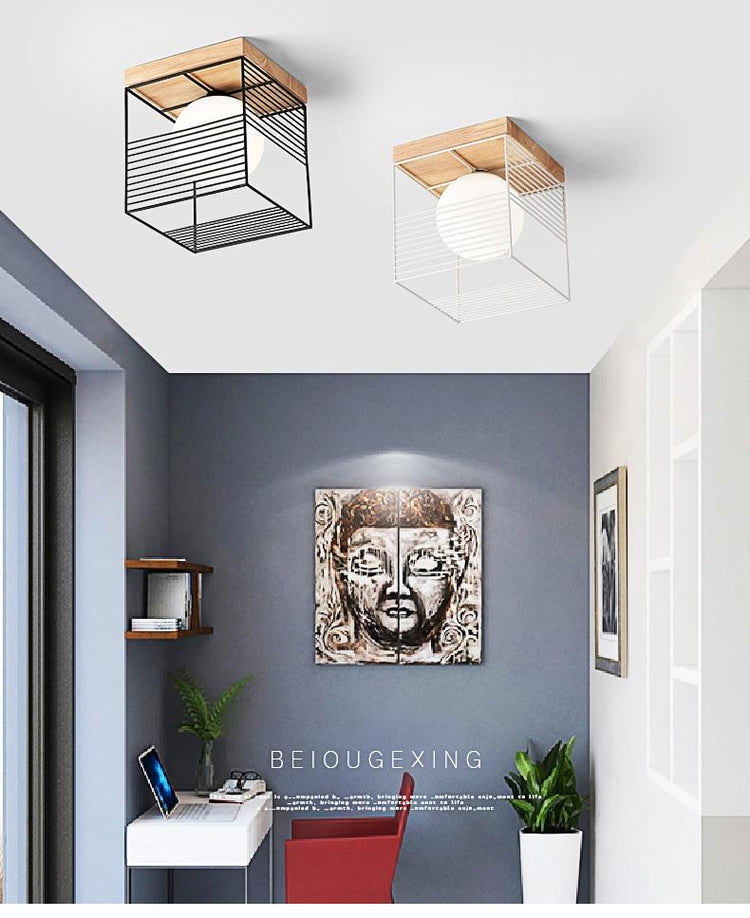 Aesthetic Cage Ceiling Light - Ceiling Light