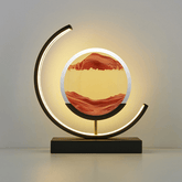 Aesthetic Sand Art Desk Lamp - Table Lamp