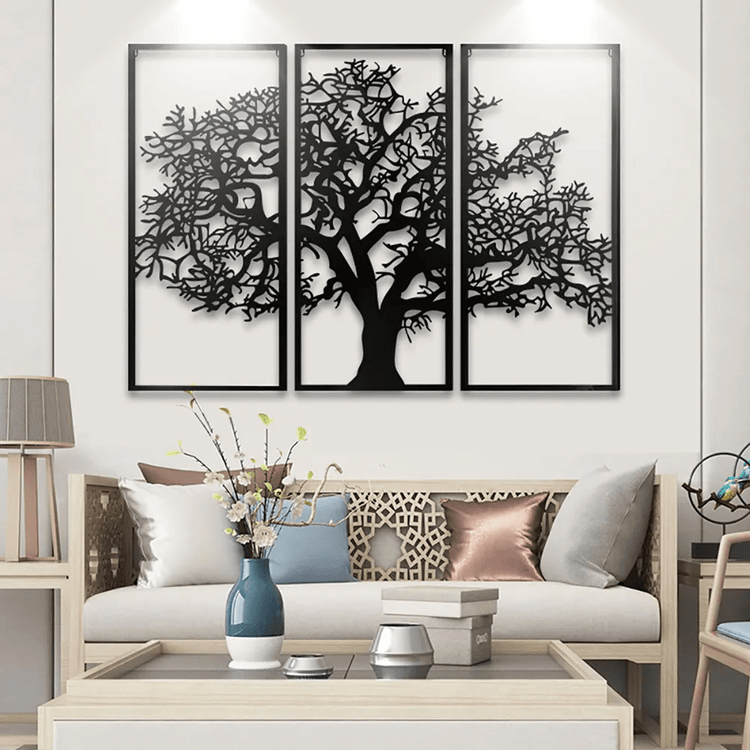 Aesthetic Tree of Life Metal Wall Art - Metal Wall Art