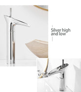 Aesthetic Waterfall Flow Bathroom Faucet - Faucet