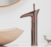 Aesthetic Waterfall Flow Bathroom Faucet - Bronze / 12 x 6 x