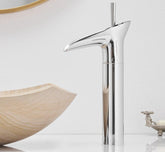 Aesthetic Waterfall Flow Bathroom Faucet - Chromed Silver / 