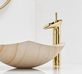 Aesthetic Waterfall Flow Bathroom Faucet - Gold / 12 x 6 x 2