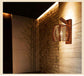 Aine - Wood Lantern Wall Lamp - Wall Light