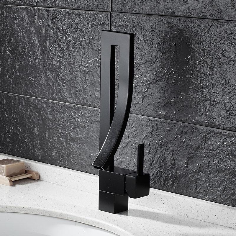 Allure - Bathroom Basin Faucet - Black - Faucet