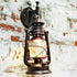 Antique Lantern Wall Mount - Red Copper - Wall Light