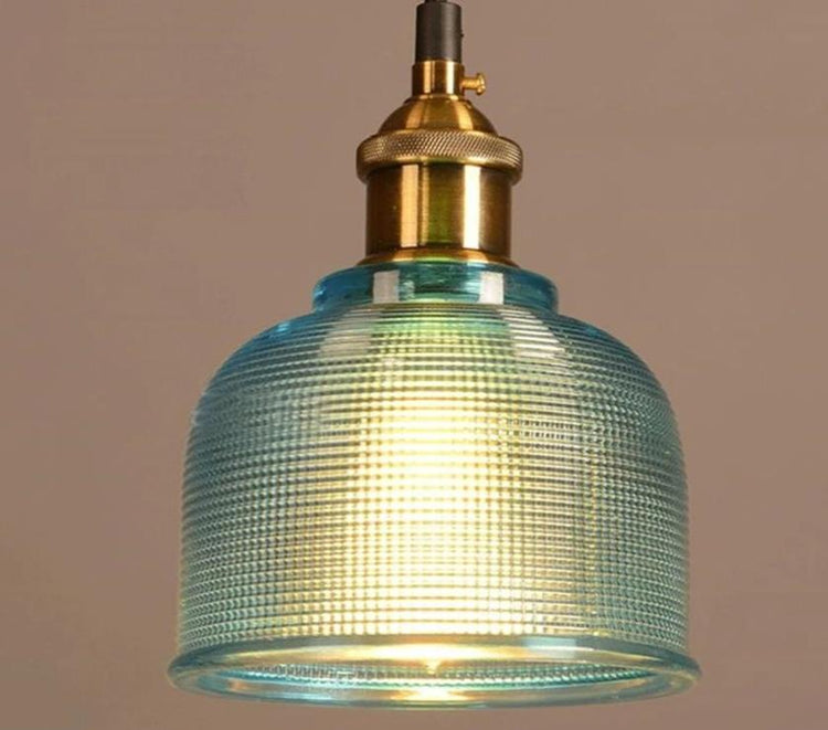 Apollo - Color Glass Pendant Lamp - Blue - Pendant Lamp
