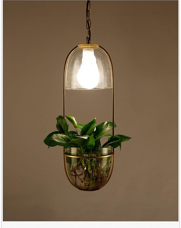 Appealing Hanging Planter Lamp - Pendant Lamp