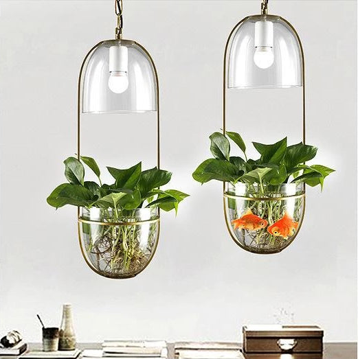 Appealing Hanging Planter Lamp - Pendant Lamp