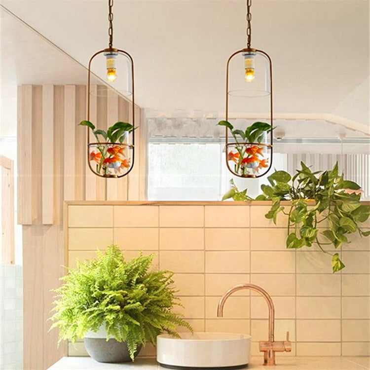 Appealing Hanging Planter Lamp - Pendant Lamp