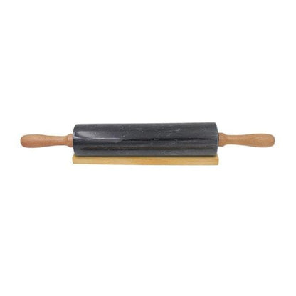 Artistic Luxury Marble Rolling Pin - Black / Large - Kitchen