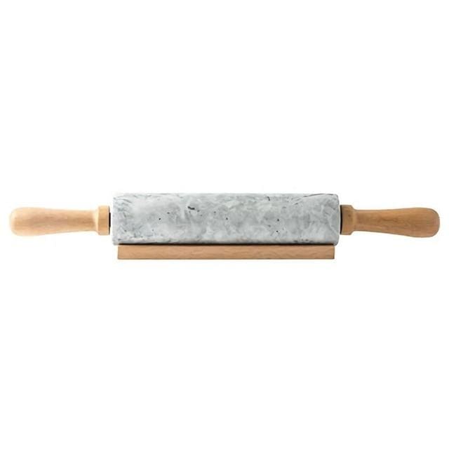 Artistic Luxury Marble Rolling Pin - Gray / Large - Kitchen 