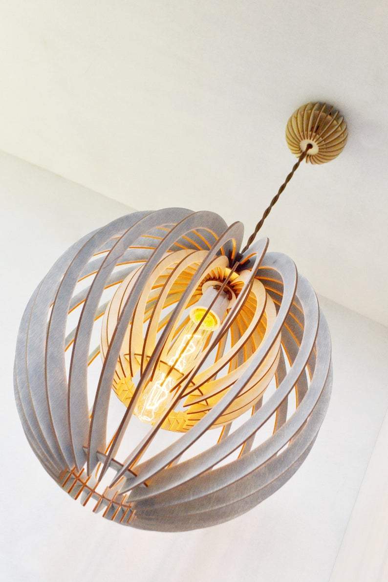 Artistic Wood Pendant Lamp - Pendant Lamp