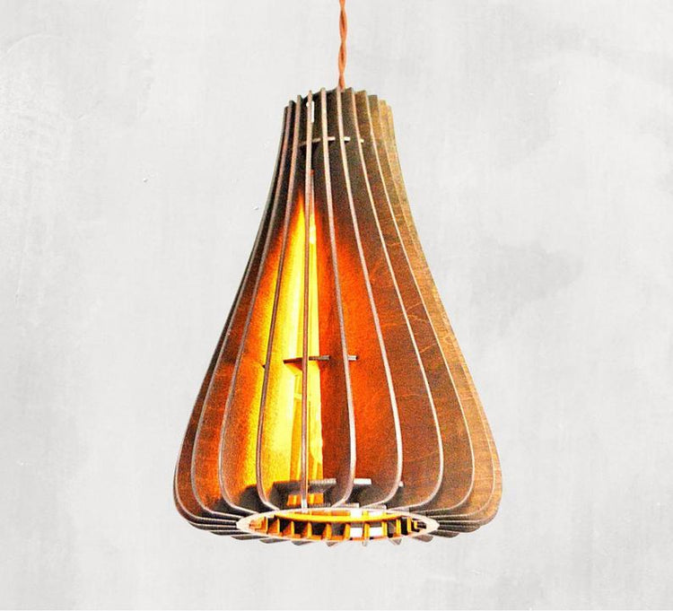 Artistic Wood Pendant Lamp - Pendant Lamp