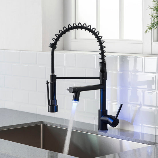 Astrid Black Kitchen Faucet - Faucet