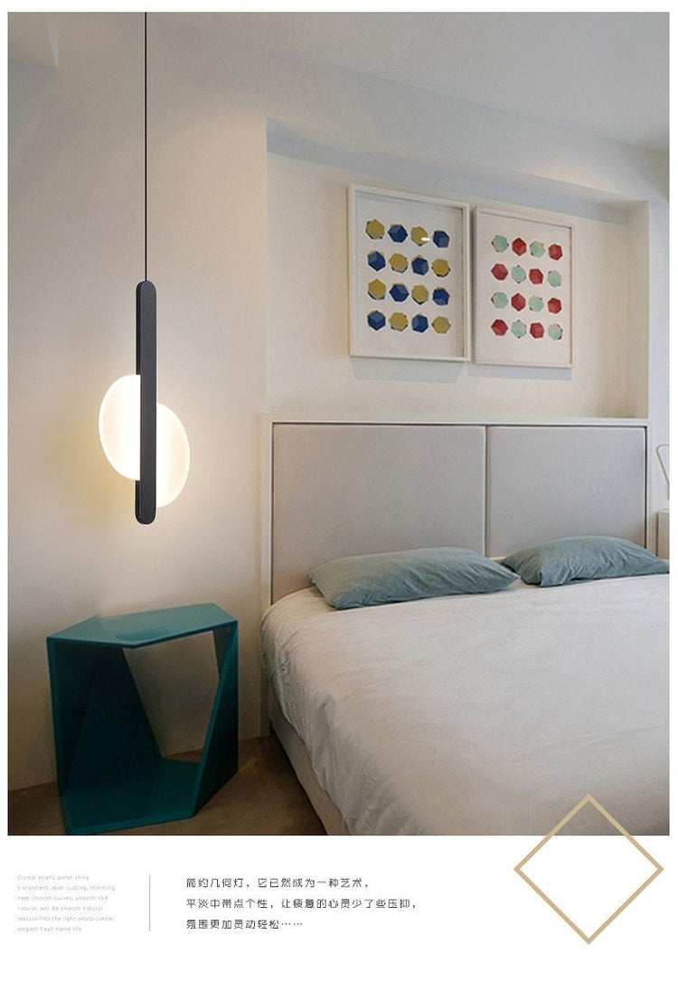 Ayla - Simplistic LED Hanging Pendant Light - Pendant Lamp