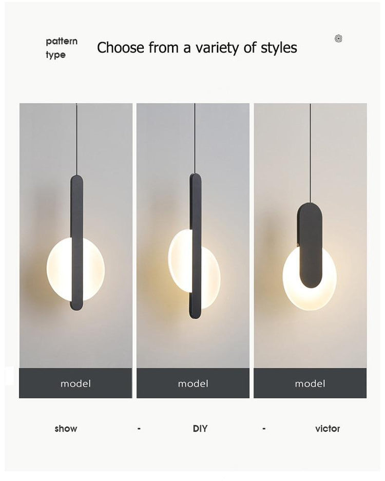 Ayla - Simplistic LED Hanging Pendant Light - Pendant Lamp