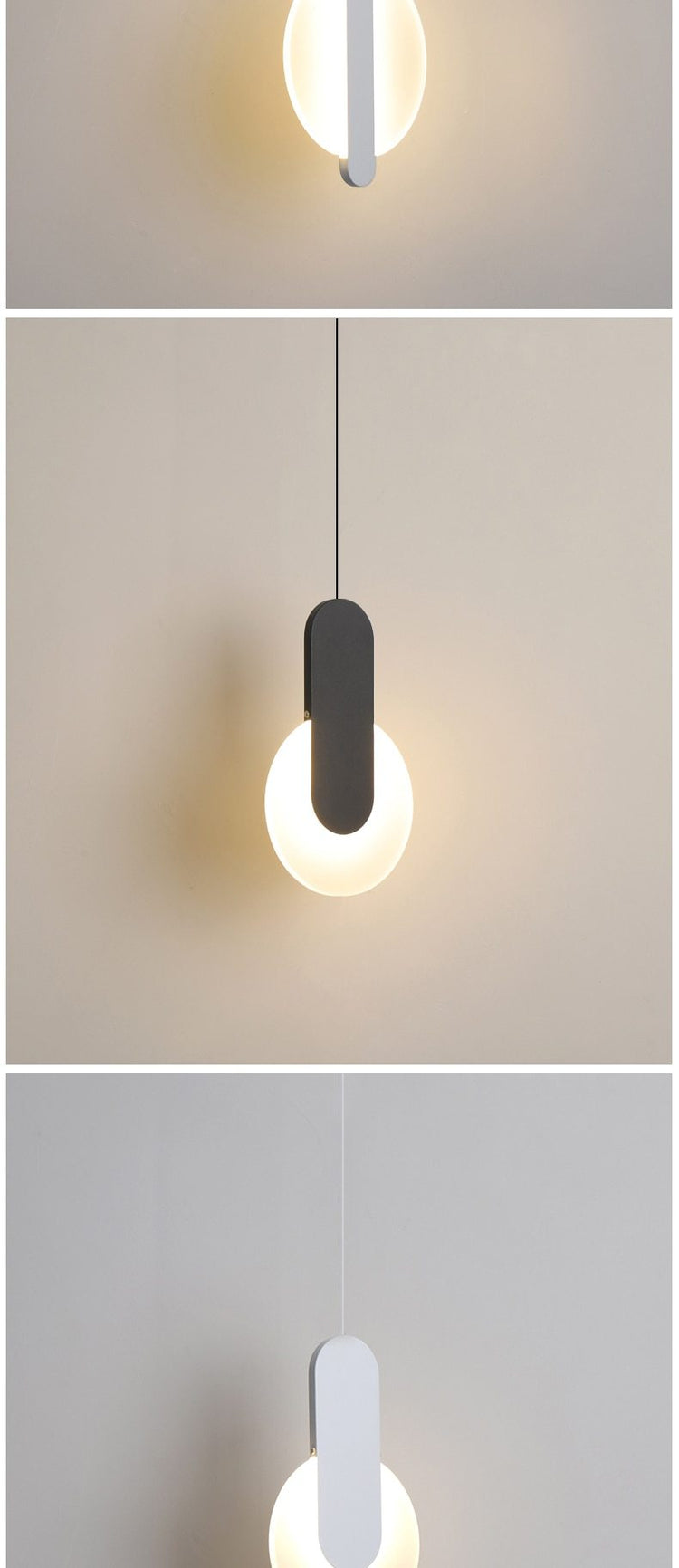 Ayla - Simplistic LED Hanging Pendant Light - Pendant Lamp