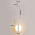 Ayla - Simplistic LED Hanging Pendant Light - Round - White 