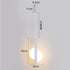 Ayla - Simplistic LED Hanging Pendant Light - Uneven Half 