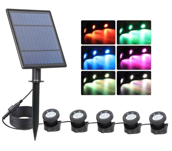 Basic Solar Garden Lights 5 pcs with Panel - Solar Light