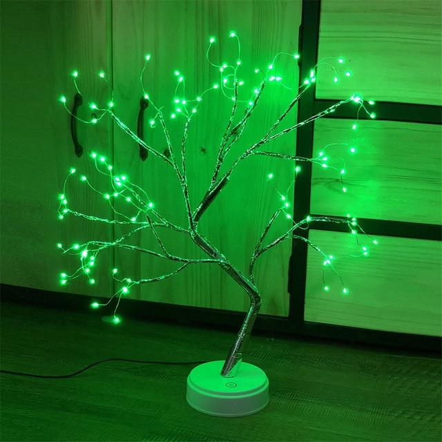 Beautiful Tree Branched Decorative Lights - Green - 