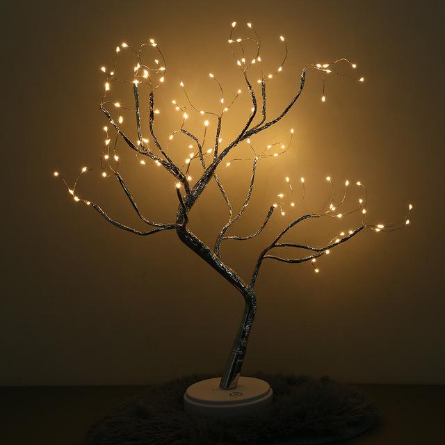 Beautiful Tree Branched Decorative Lights - Yellow - 