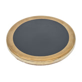 Black Gold Geometric Shapes Coaster - Ring - Coaster