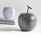 Black & White Modern Apple Sculpture Art piece - Décor