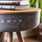 Brown Tripod Bluetooth Speaker Table - Accent Table