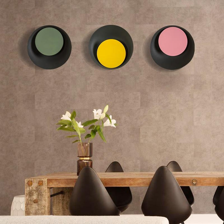 Candy Colored Circular Wall Mounted Lamp - Wall Light