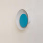 Candy Colored Circular Wall Mounted Lamp - White & Blue / 