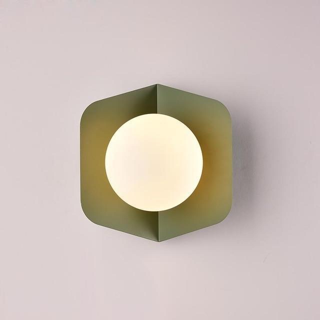 Candy Colored Wall Mounted Lamp - Green - Wall Light