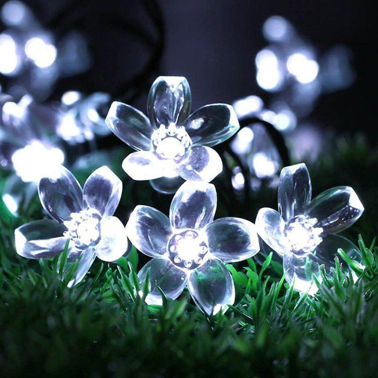 Cherry Blossom Flowers LED String Light - White Light - 