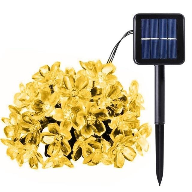 Cherry Blossom Flowers LED String Light - Yellow Light - 