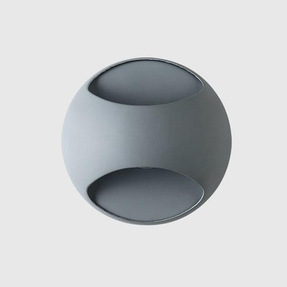 Chiara - Circular Wall Lamp - Gray - Wall Light